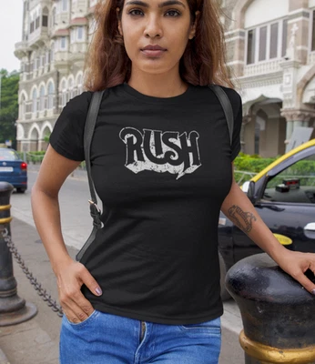 RUSH T-Shirt - cotton SoftStyle slim fit ladies - Progressive Rock gift for her - Image 1 of 4
