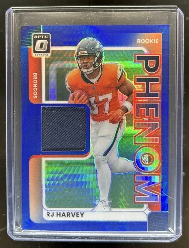 2025 Donruss Optic RJ Harvey Blue Hyper (RAW)