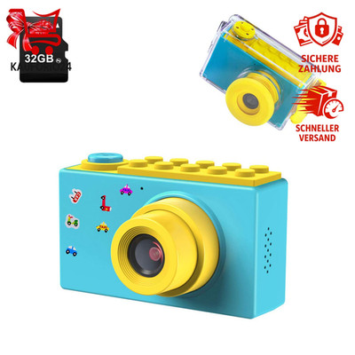 Kinderkamera 1080P HD Wasserdicht 32GB TF-Karte