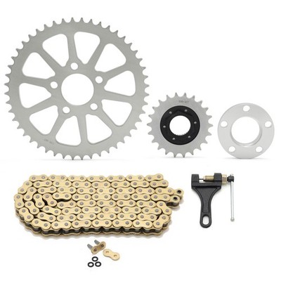 Antrieb Getrieb Kettenrad Konversion für Harley Sportster XL 883 1200 1991-2024