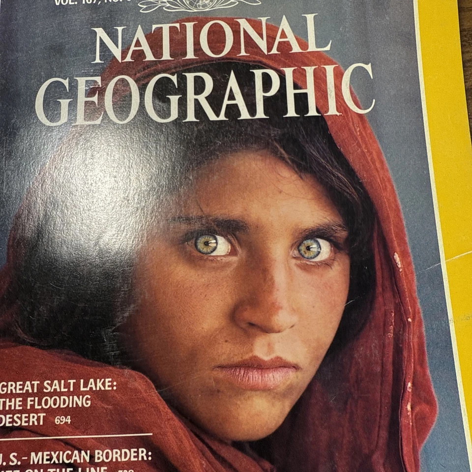 National Geographic - June, 1985 Issue Afghan Girl Vol. 167, NO. 6 - Image 2 of 4