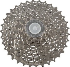Shimano Alivio CS-HG400 Cassette - 9 Speed, 11-34t, Silver, Nickel Plated