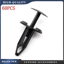 60PCS Fascia Clip Retainers Push Type Fasteners For Ford Mustang Capri N803716-S
