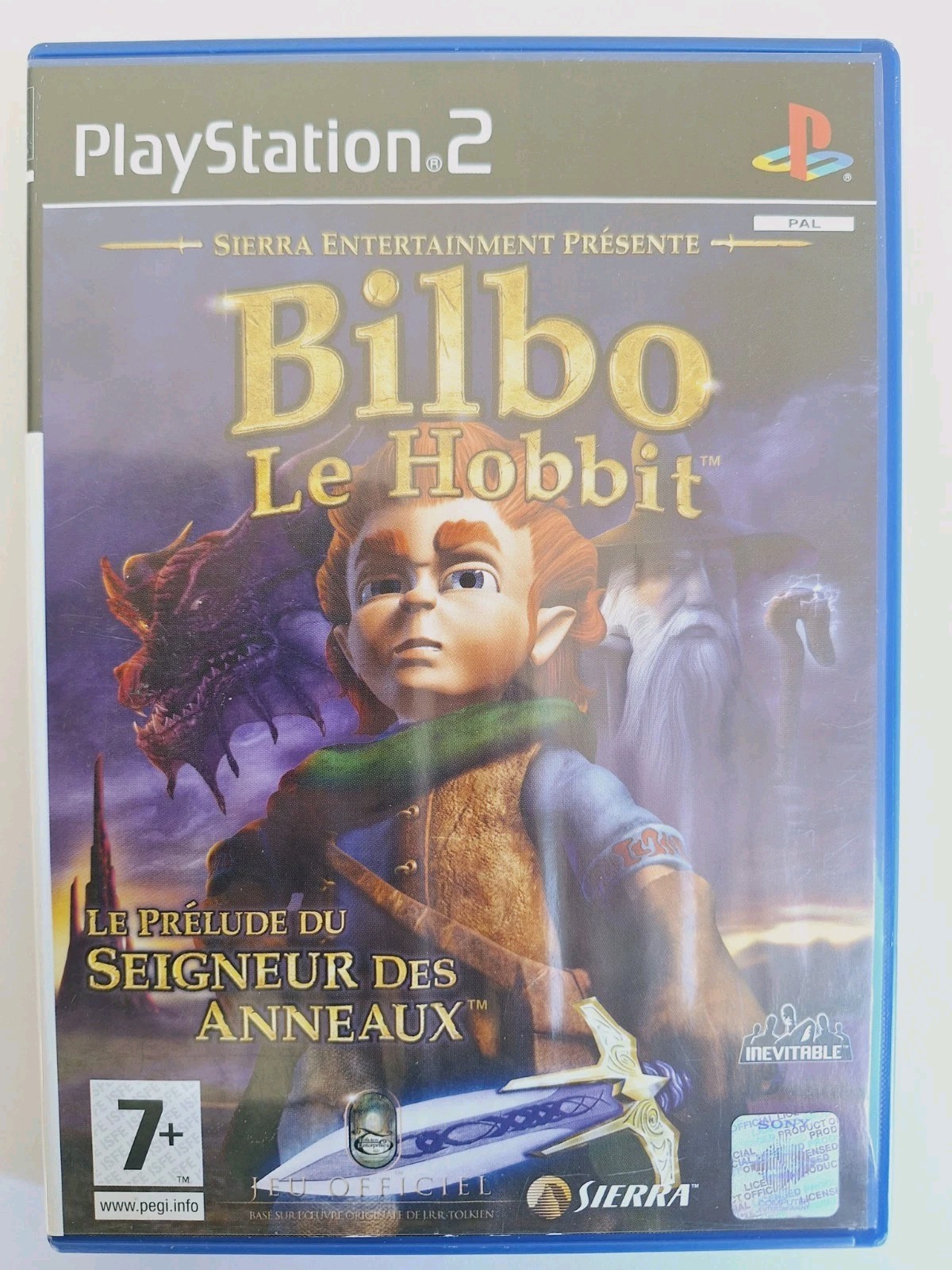 BILBO LE HOBBIT SEIGNEUR DES ANNEAUX SONY PLAYSTATION 2 PS2 EDITION FR COMPLET