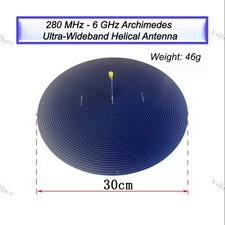 1PCS 280 MHz - 6 GHz Archimedes Ultra-Wideband Helical Antenna New Fast Delivery