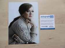 Adele Adkins autograph signed 20x30 cm picture ACOA