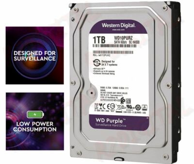 WD10PURZ WESTERN DIGITAL PURPLE 1000GB 3.5'''' SATA 3 DRIVE VIOL HARD DRIVE
