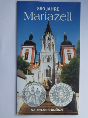 Österreich , 5 Euro 2007 ,  850 Jahre Mariazell  , im Blister - Bild 1 von 3