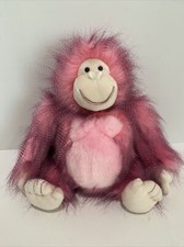GUND Fab Pals Ramona Gorilla Plush Pink 11  Stuffed Animal Two Tone
