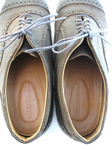 NEW Allen Edmonds "STRAND" Casual Suede Oxford Sneakers 9.5 D Brown Waxed(301N) - Picture 11 of 11
