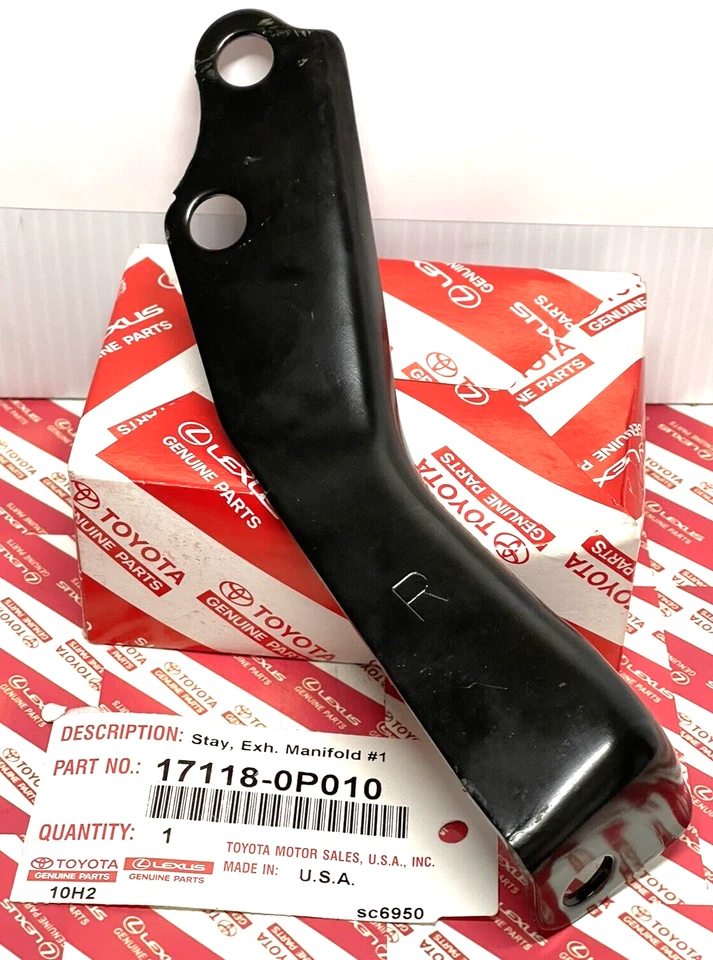 Soporte de suspensión colector de escape derecho Toyota Tacoma 2005-2021 pieza original OEM Foto 2 de 4