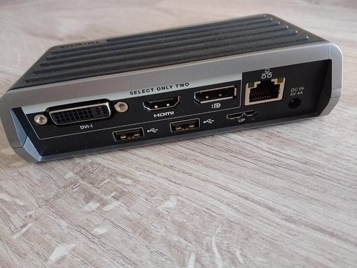 TARGUS USB 3 UNIVERSAL DOCK HUB DUAL VID HDMI DP DVI INKL LADEGERÄT PSU USB C KABEL - Bild 7 von 16