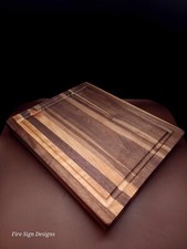 Black walnut and black cherry cutting boards