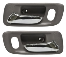 New Front Gray Interior Door Handle Set For 1998-2002 Honda Accord Sedan Ex Lx