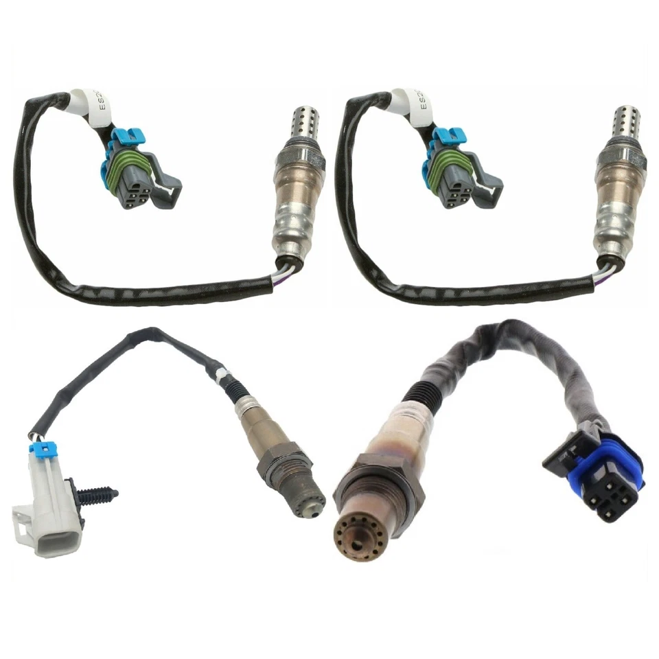 4pcs Oxygen Sensor Up+Down For Cadillac CTS 2010-2014 Chevrolet Camaro 2010-2015 - Image 3 of 4