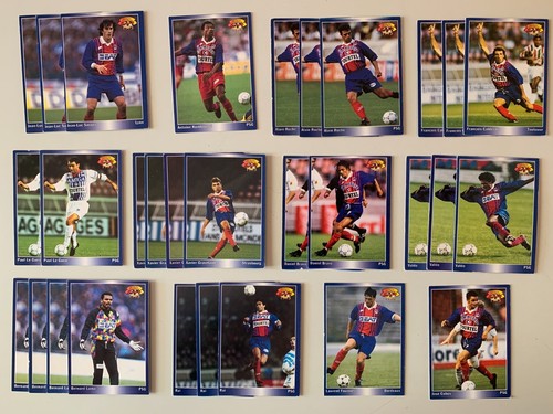 Carte Panini Ligue 1 1995 – Paris PSG – David Ginola – Non Gradée – Très Bon état