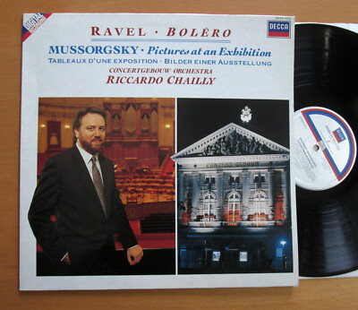 417 611-1 Ravel Bolero Mussorgsky Pictures Exhibition Chailly Decca Digital EX