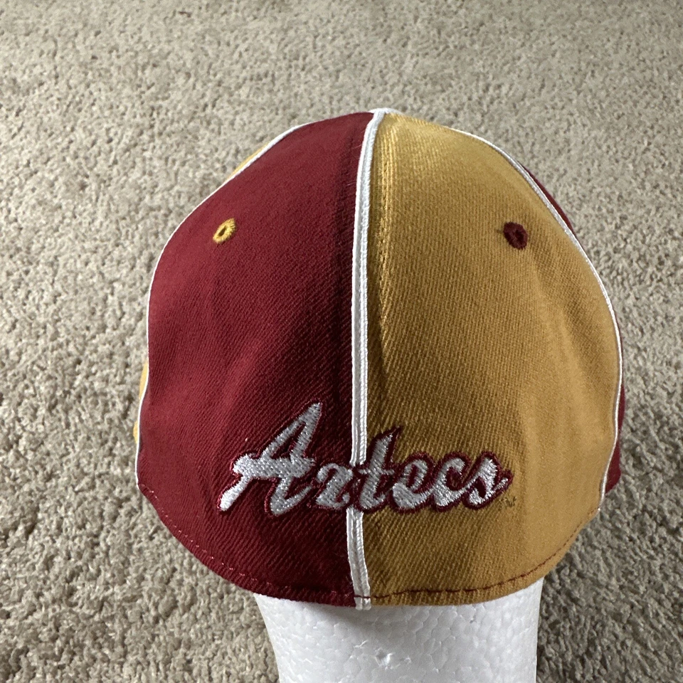 Gorra SDSU Aztecas Hombres Roja Amarilla Talla Única Top Of The World Logo Fútbol Foto 3 de 4