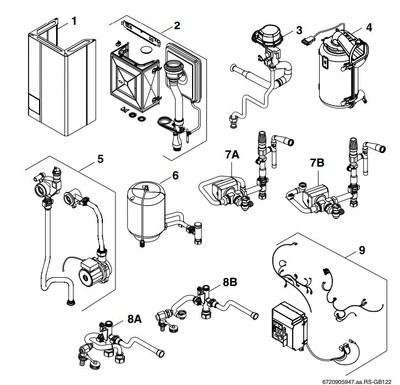 Wartungsset Für Buderus GB112/142 Und Sieger BK11 Heizungen