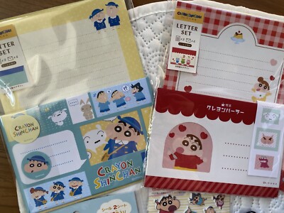 Japan limited edition! Crayon Shin-chan stationery and pouch set