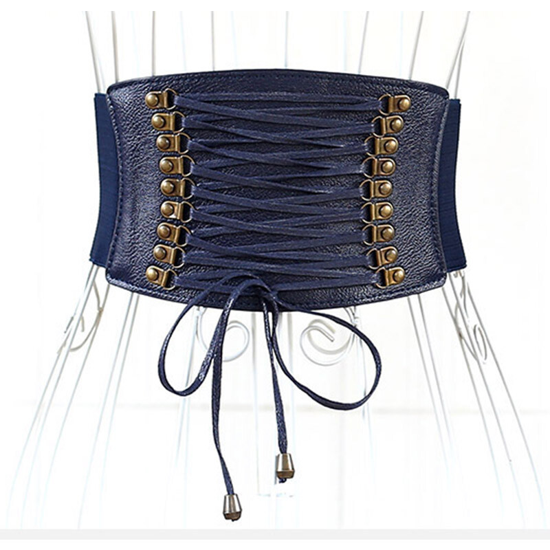 4261 Women\'s Wide Elastic Stretch Corset Waist Cincher Belt Waistband (s Amazon.com: Women main image 3