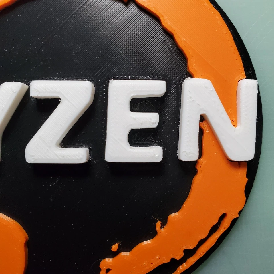 Ryzen 3D Printed Badge 4" - Image 4 of 4