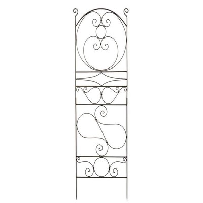 ACHLA DESIGNS Traditional Ferro Firenze Garden Trellis 83.5'' Bronze Powder Coat