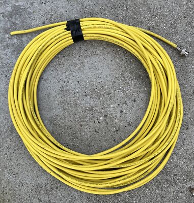 Belden 8241 RG-59/U Coaxial Cable, Yellow, 75 Ohm E108998 Shielded
