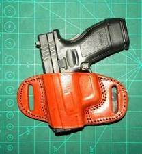 Tagua BH2-683 LH Leather 2 Slot Belt Holster for Springfield XD XDM Any Barrel