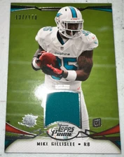 Mike Gillislee Topps Prime Rookie Patch Memorabilia Card RC #’d /170 PR-MGI