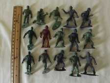 15 Vintage MPC Ring hand figures-Civil War / Frontier toy soldiers plastic toy