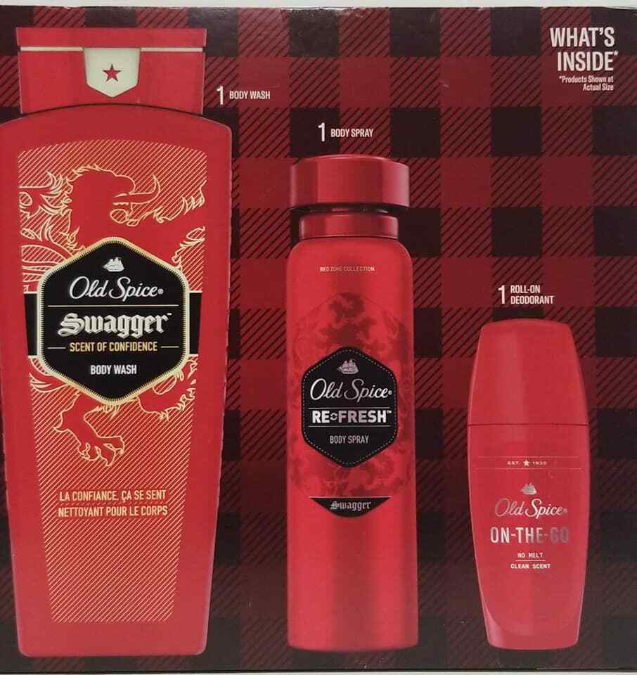 Old Spice Red Zone Swagger Scent Body Spray for Men, 3.75 oz