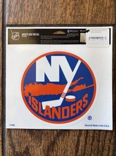 New York Islanders 5x6 MULTI-USE DECAL PERFECT FOR CAR WINDOWS NHL LICENSED