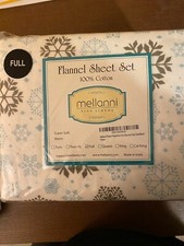 full flannel sheet set Mellanni
