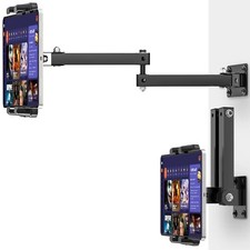 Foldable Tablet Wall Mount Holder 360  Rotation Tablet Holder Stand with Adju...