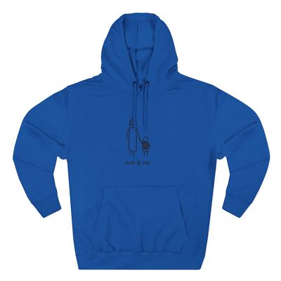 Father's Day Three-Panel Fleece Hoodie, Dad Gift, Cozy Sweatshirt, Warm