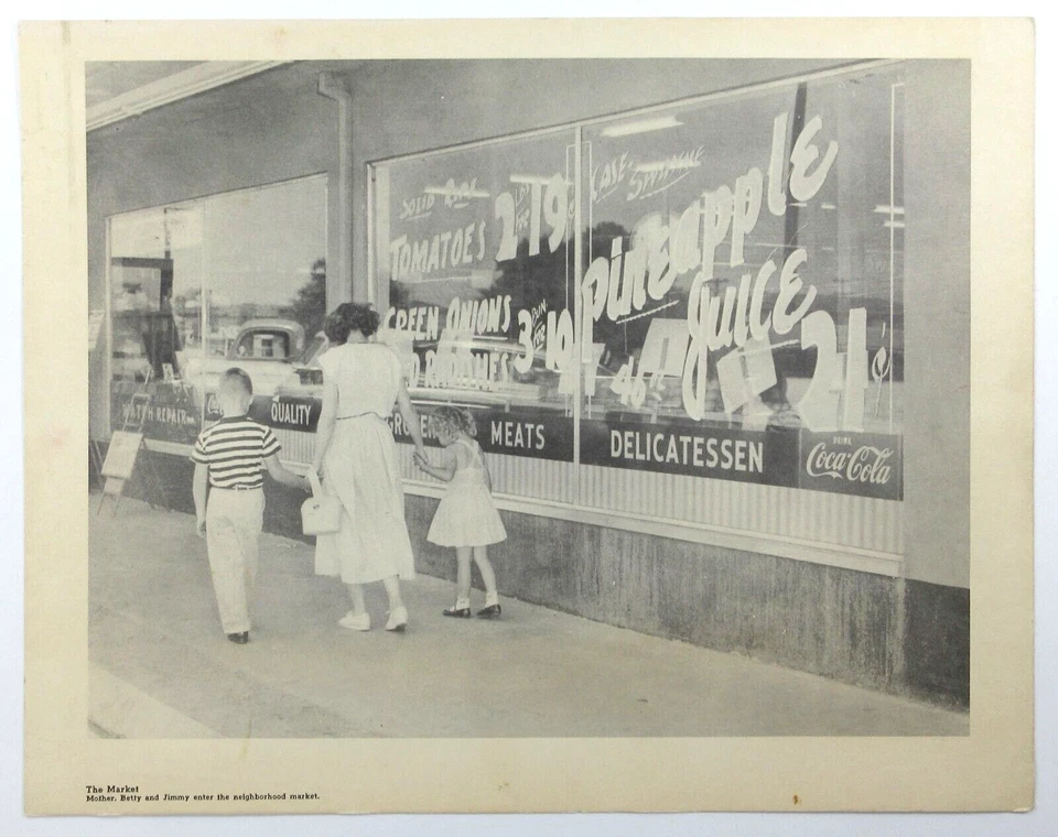 Vintage Grocery Store Compton CA Bargaintown Picture Tour Los Angeles 1950s - Image 3 of 4