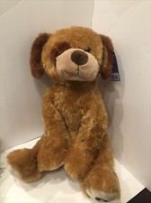 Toys R Us Tan Dog Plush Brown Eye Spot Ears Puppy 24" Sits Floppy Jumbo Large