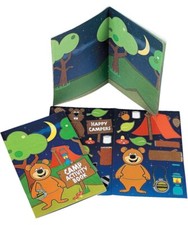 Camp Sticker Activity Books, Stationery, 12 Booklets W/ Games,  Stickers