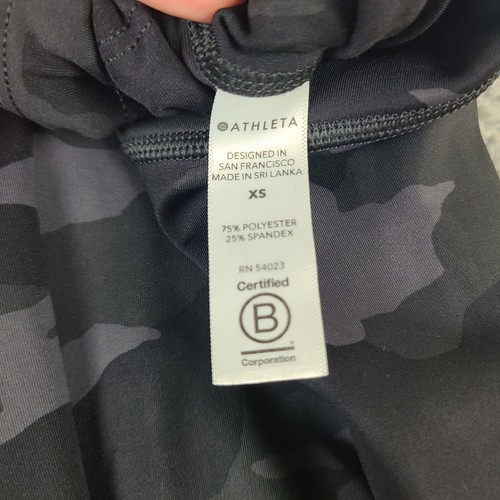 Athleta Ultimate Camo 7/8 Tight Leggings Stash Pockets Size XS Extra Small - Picture 5 of 9