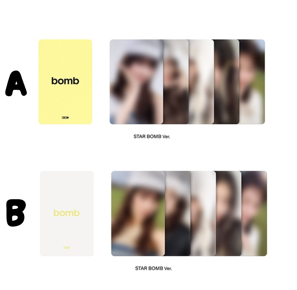 ILLIT bomb オフラインイベント ミンジュ 2種 コンプ ポストカード ILLIT - 3RD MINI ALBUM 
