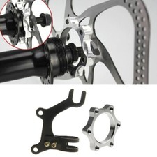 Bike Frame Conversion Kit Bicycle Disc Brake Adaptor Bracket Holder W/ Flange