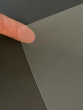 Realistic Windows Clear Window Film Glazing NO Curl for HO Scale Models 5 Sheets