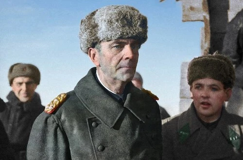 WW2 BATTLE STALINGRAD PANZER GENERAL VON LENSKI GERMAN CROSS GOLD GFM PAULUS SF