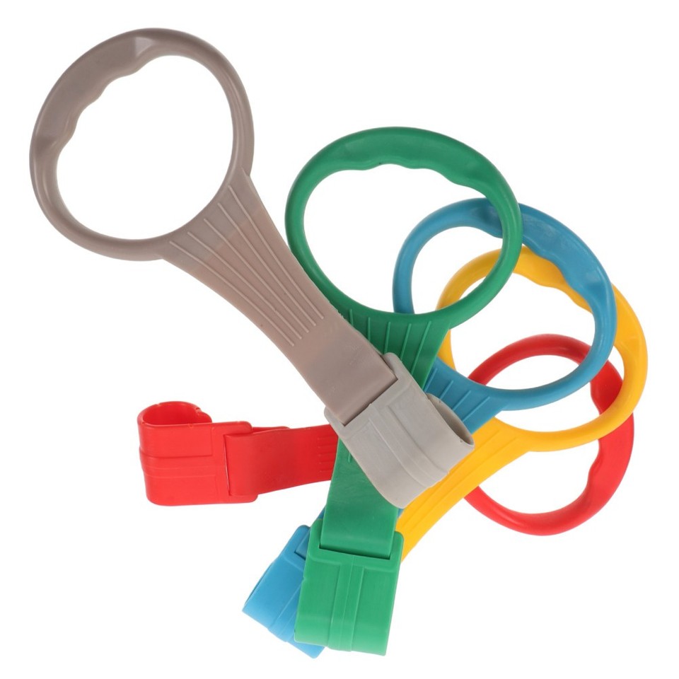 5 Pcs Baby Pull Up Rings Infant Toddler Stand Up Rings Playpen Handle ...