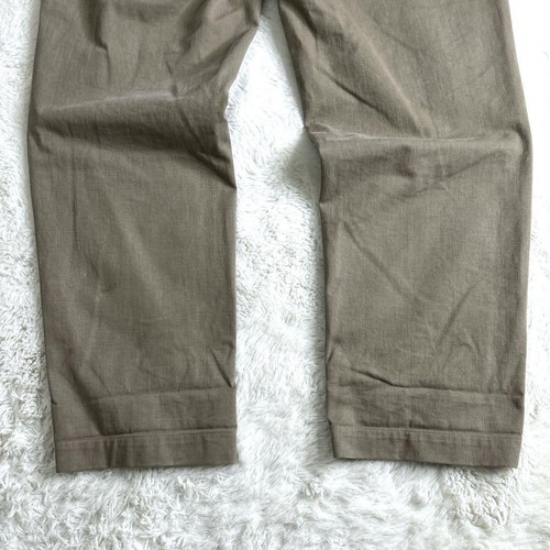 KAPITAL Leather Cotton Chino Khaki Men Pants Size M Used - Picture 8 of 13