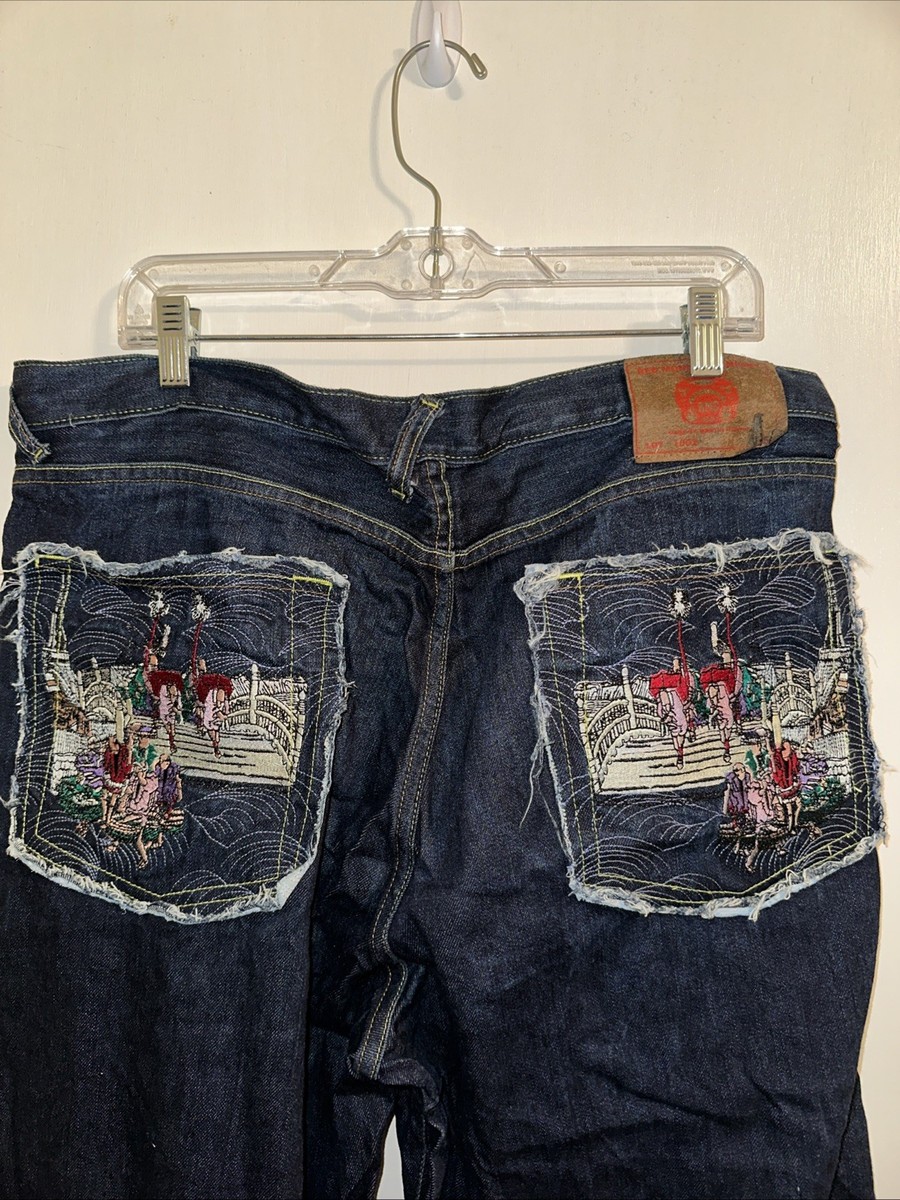 RMC Red Monkey Jeans メンズ デニム LOT 1002 Vintage RMC Red Monkey Company Martin Ksohoh Denim Jeans Tag Sz 36