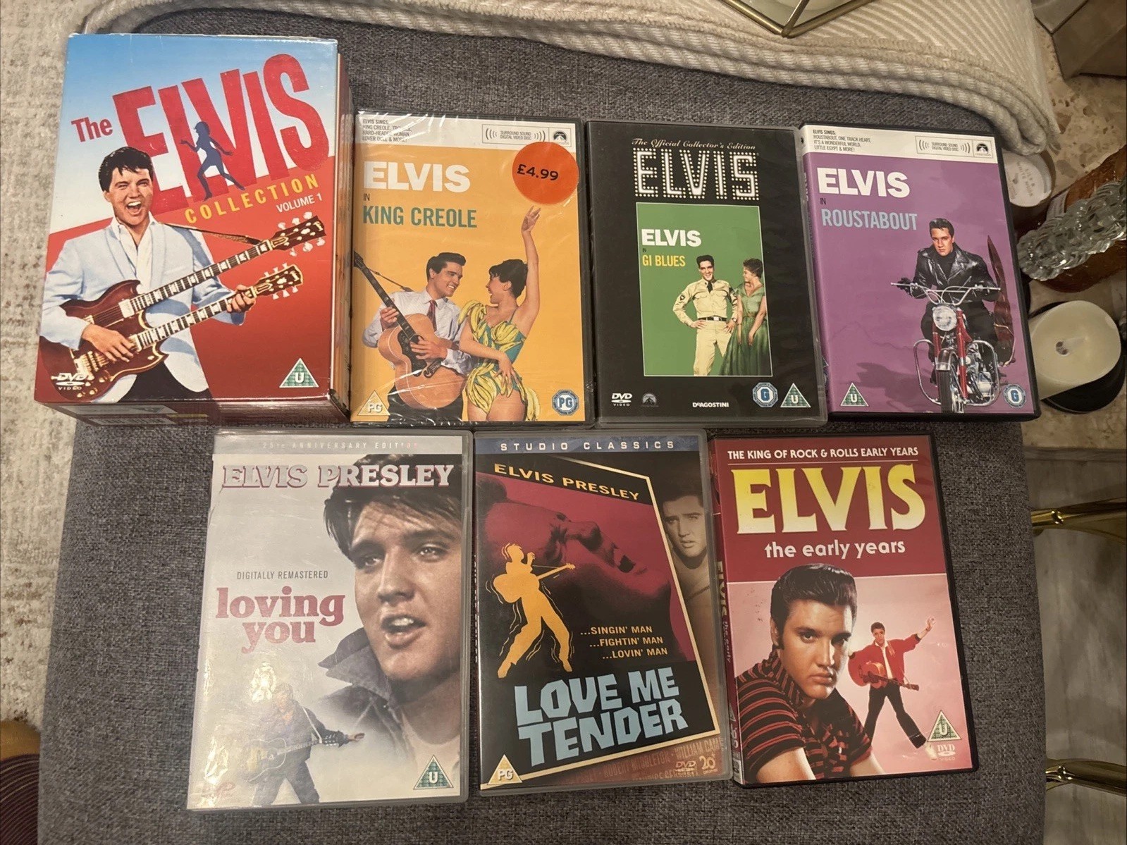 Elvis Presley Box Set (Volume 1) 4 Film Dvd + 5 Additional Films & Early Years