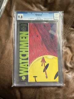 WATCHMEN #1 CGC 9.8 WHITE PAGES 1ST APPEARANCE ALAN MOORE STORY 1986 DC