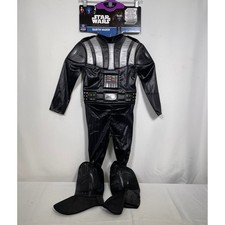 Star Wars Darth Vader Jazwares Deluxe Halloween Child Costume Youth SMALL NWT